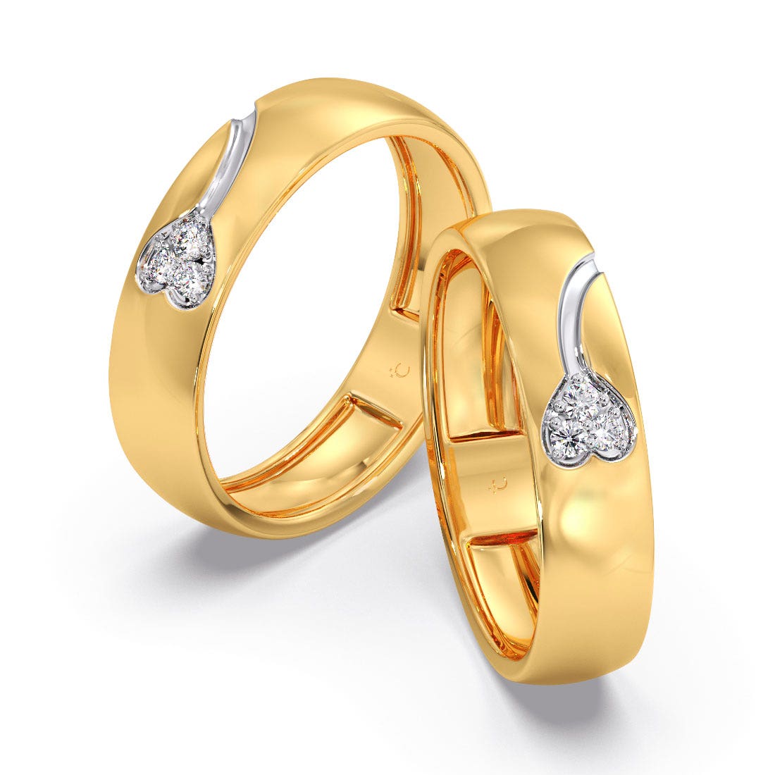 Kite Heart Diamond Band For Her