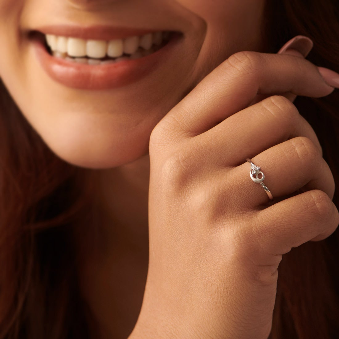 Aathi Platinum Diamond Ring