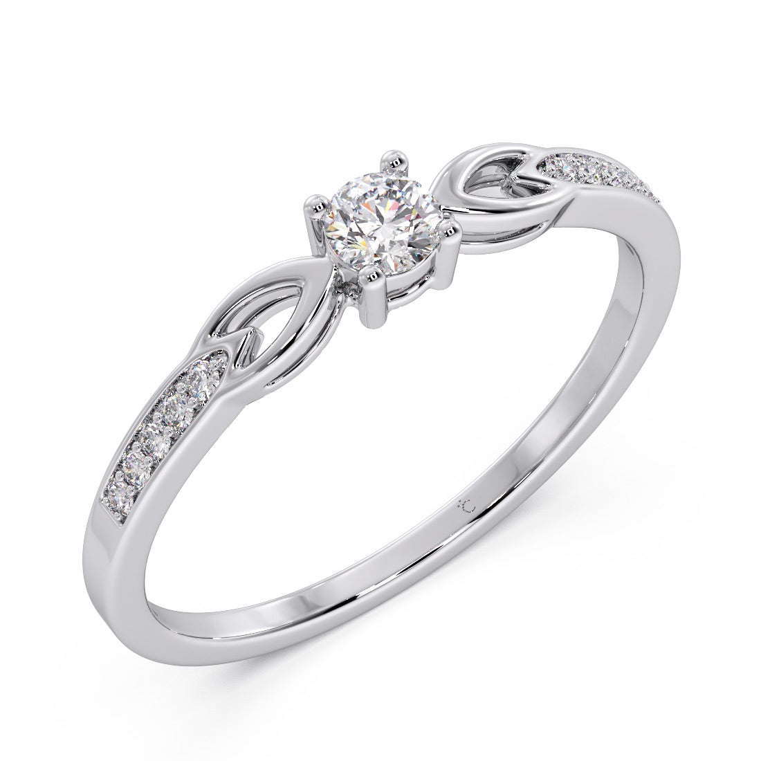 Aspyn Platinum Solitaire Ring