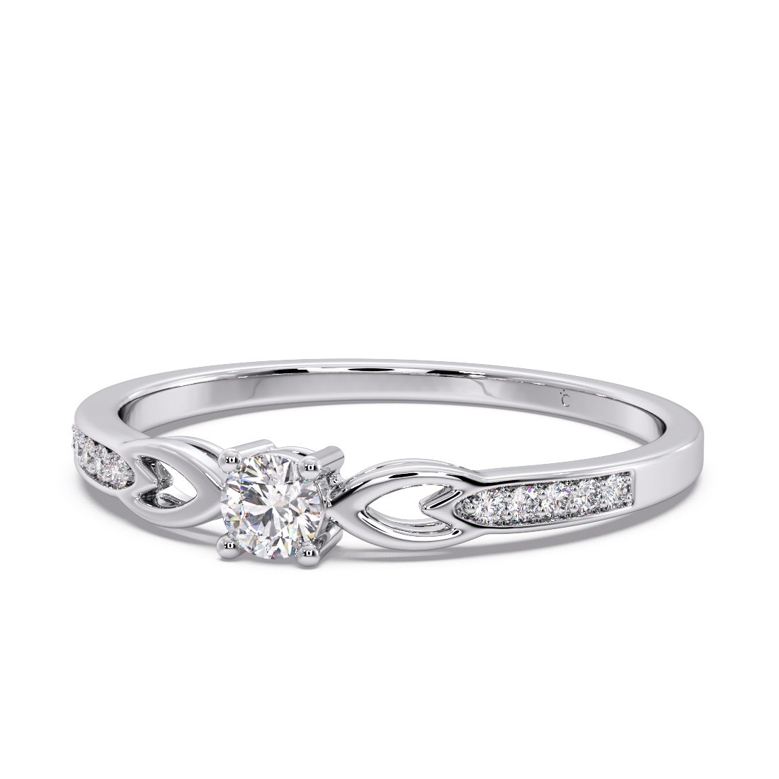 Aspyn Platinum Solitaire Ring