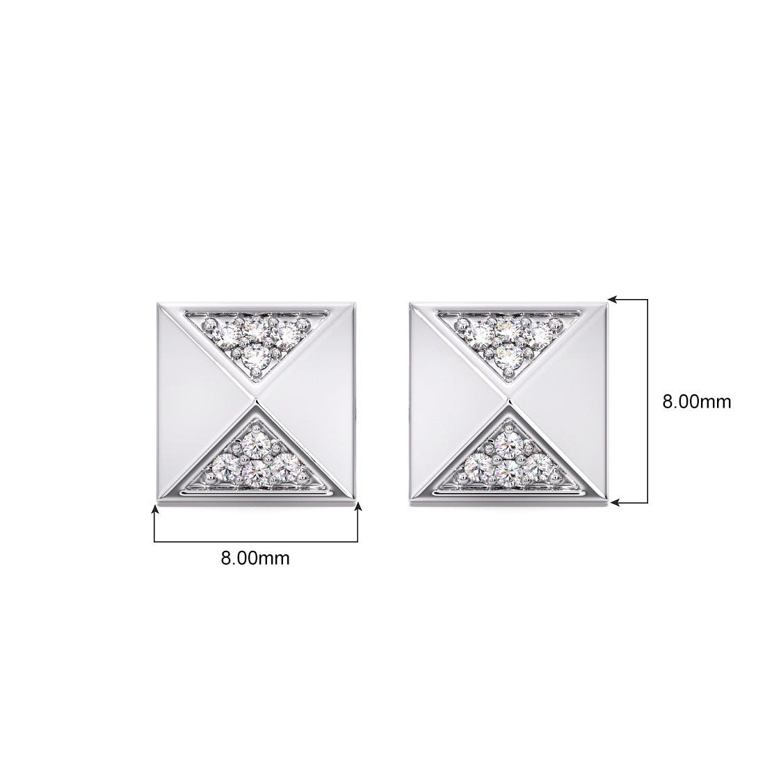 Alisson Platinum Diamond Earrings