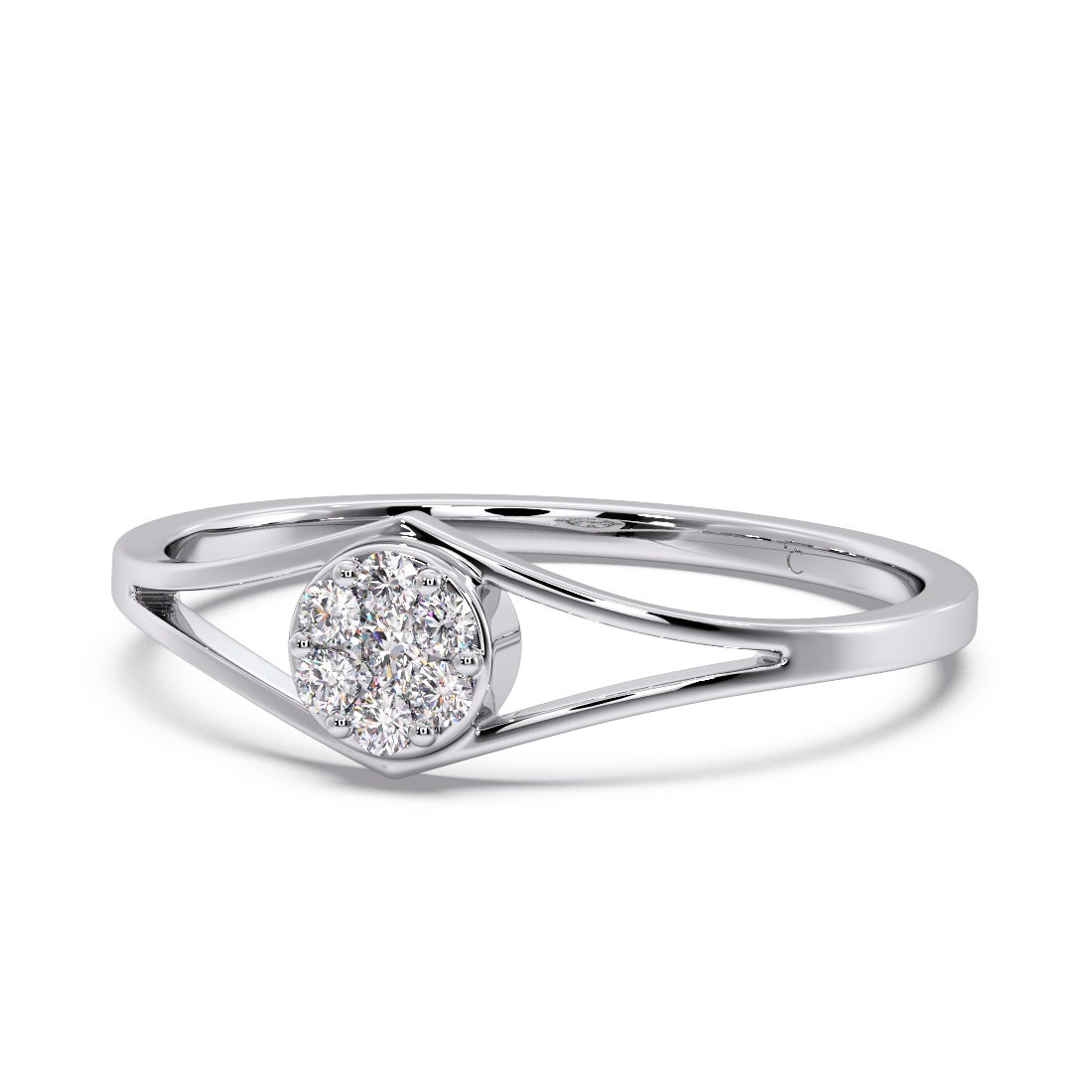 Arlette Platinum Diamond Ring