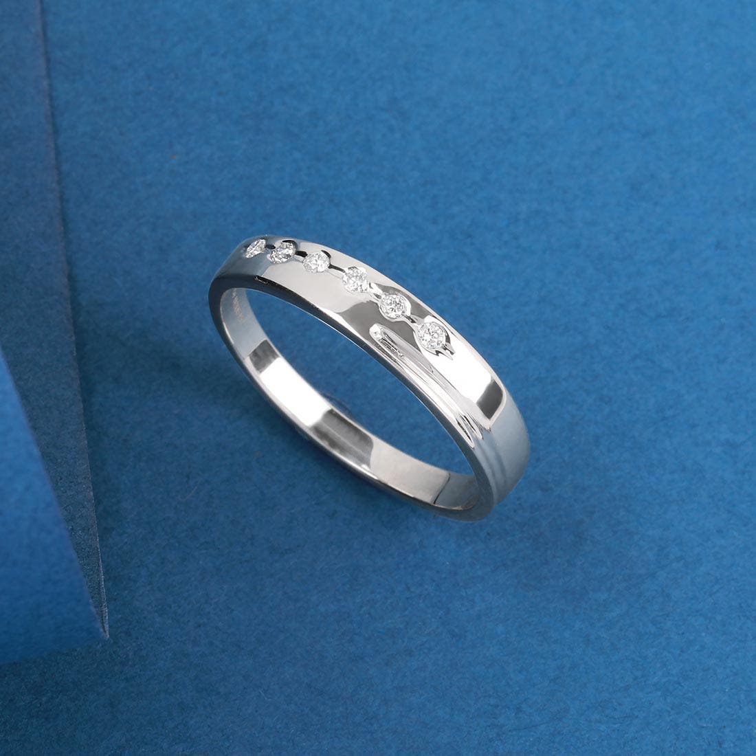 Bert Platinum Diamond Band For Him
