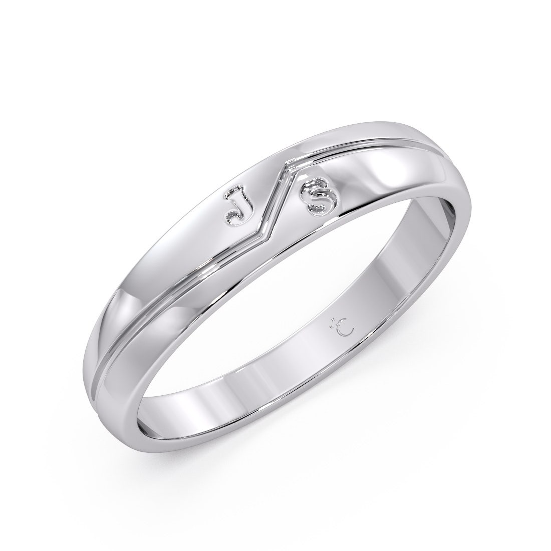 Platinum Rings for men | Platinum band collections | kalyan jewellers
