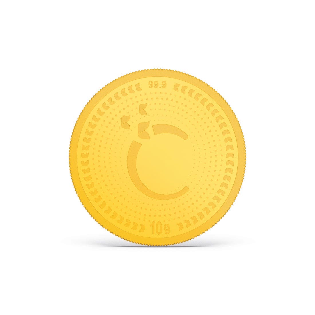 10 gram 24k Ram Gold Coin