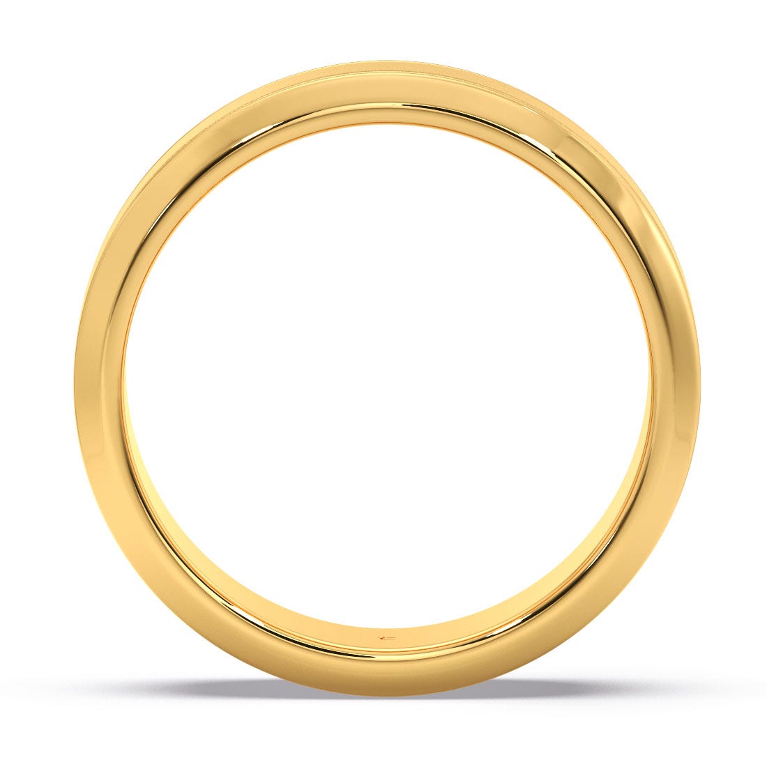 Zac Gold Wedding Band For Him