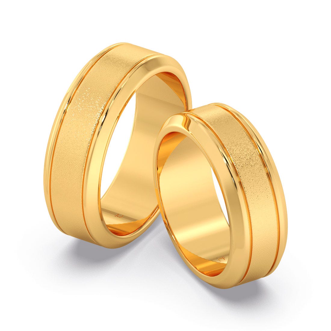 Zac Gold Wedding Band For Him