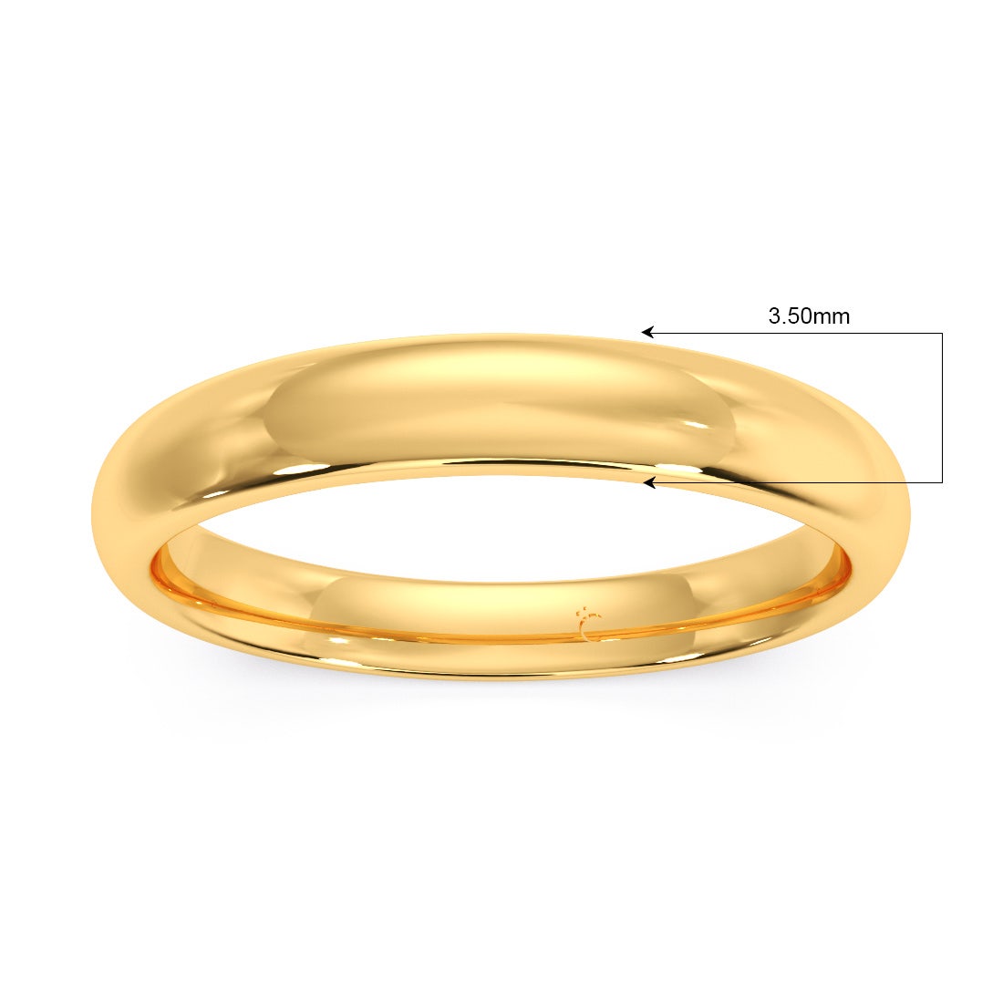 Sakshi Gold Wedding Band