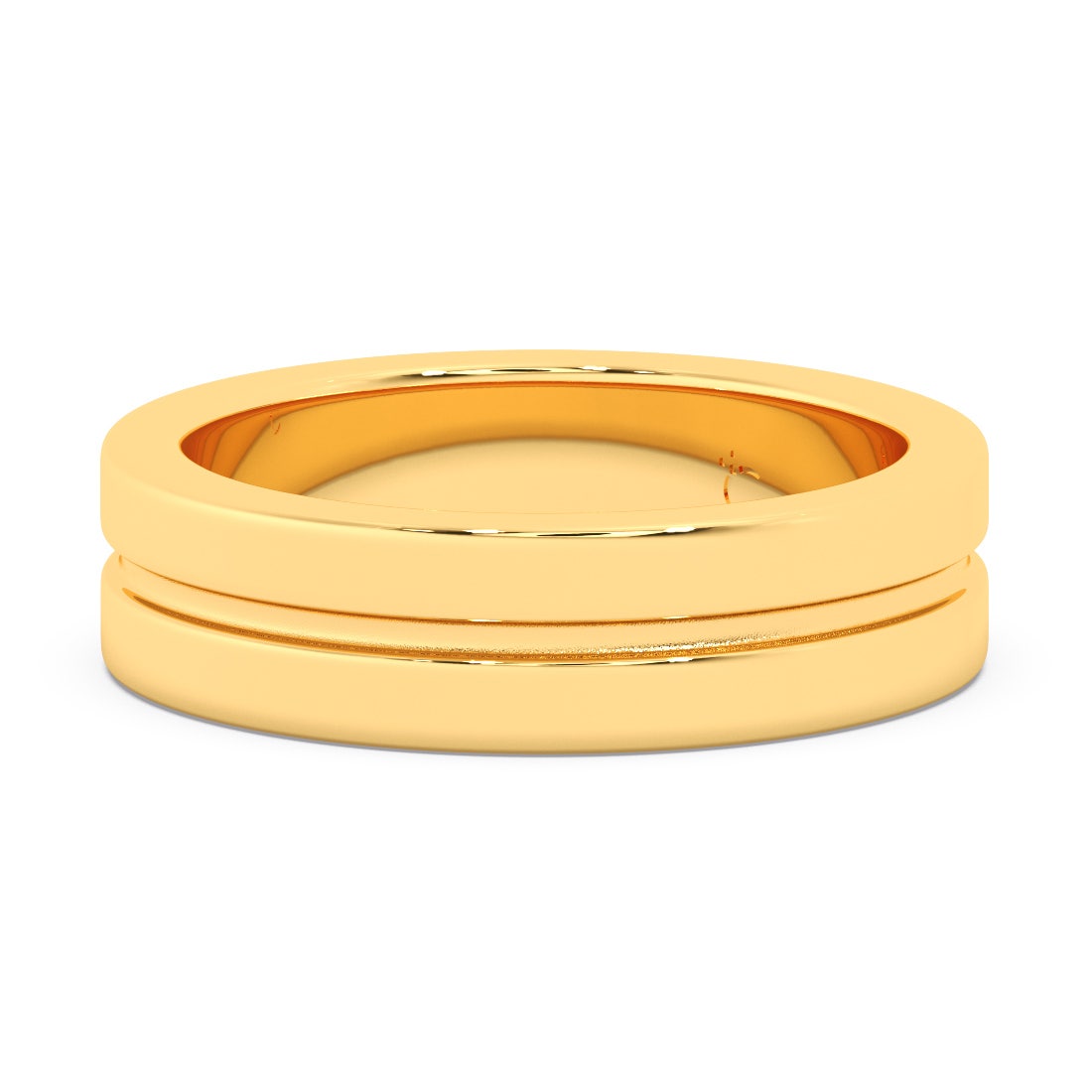 Tom Gold Wedding Band For Him