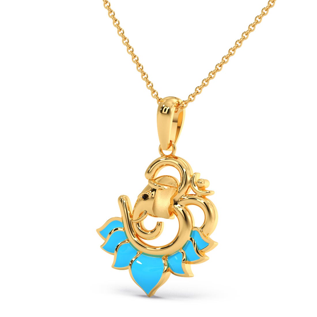 Ekakshara Gold Pendant
