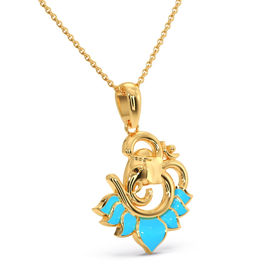 Ekakshara Gold Pendant