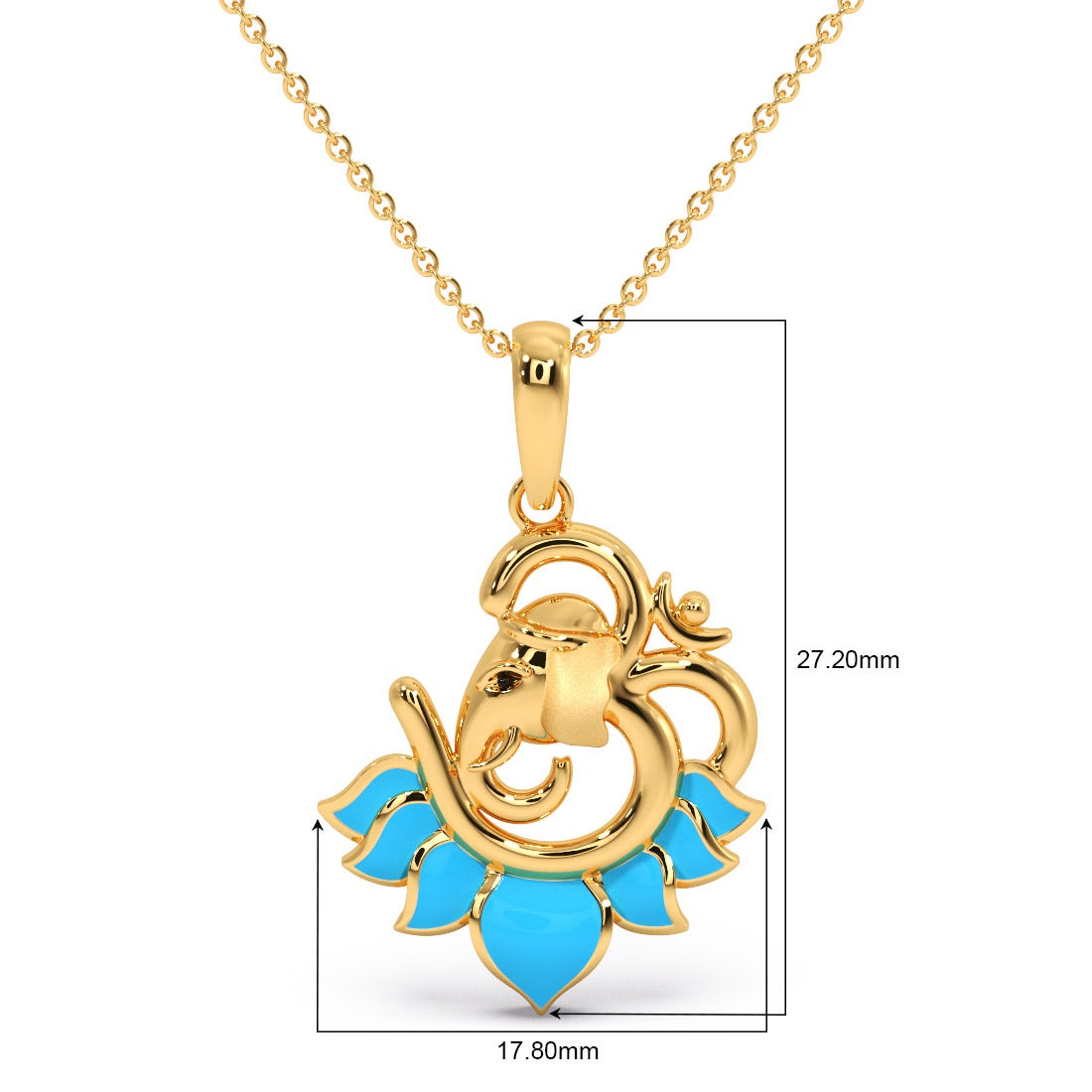 Ekakshara Gold Pendant