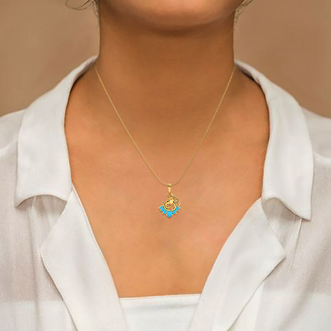 Ekakshara Gold Pendant