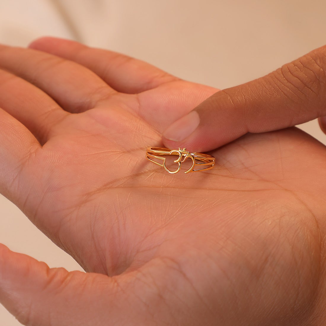 Rishaan Gold Mens Ring