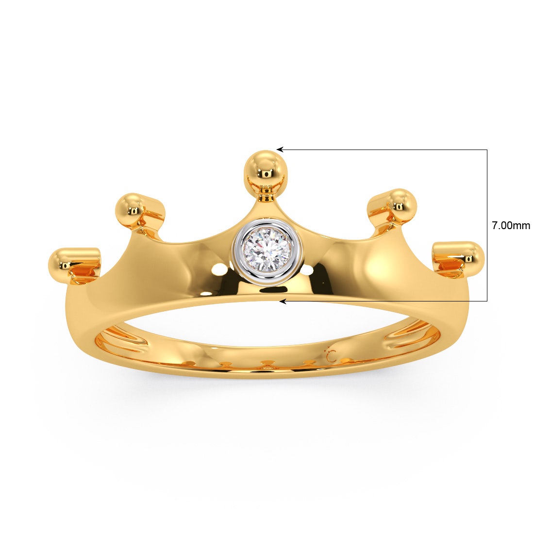 Queen Crown Diamond Ring