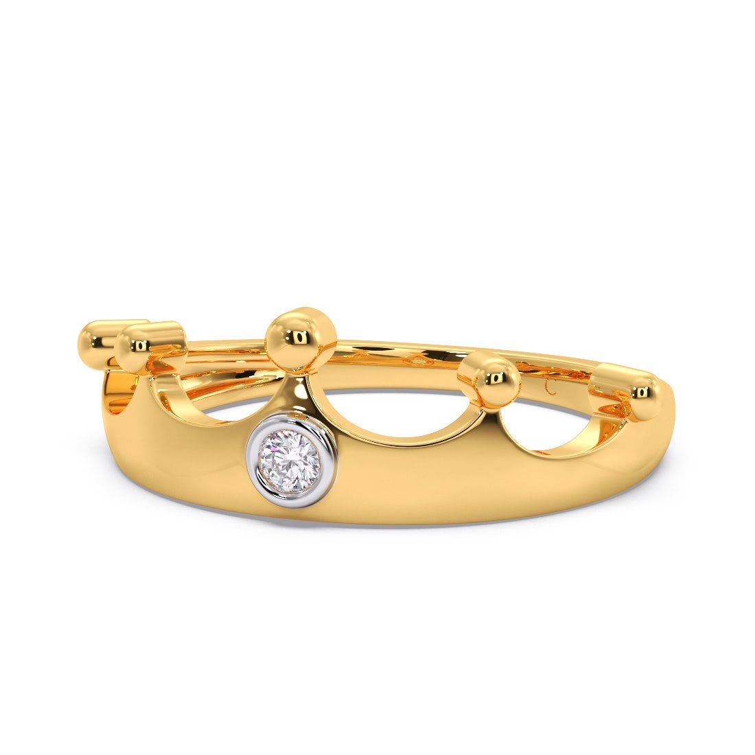 Queen Crown Diamond Ring