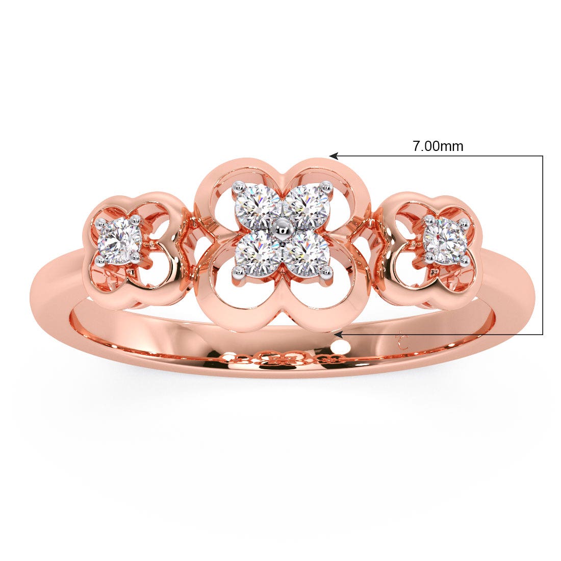 Tripling Diamond Ring