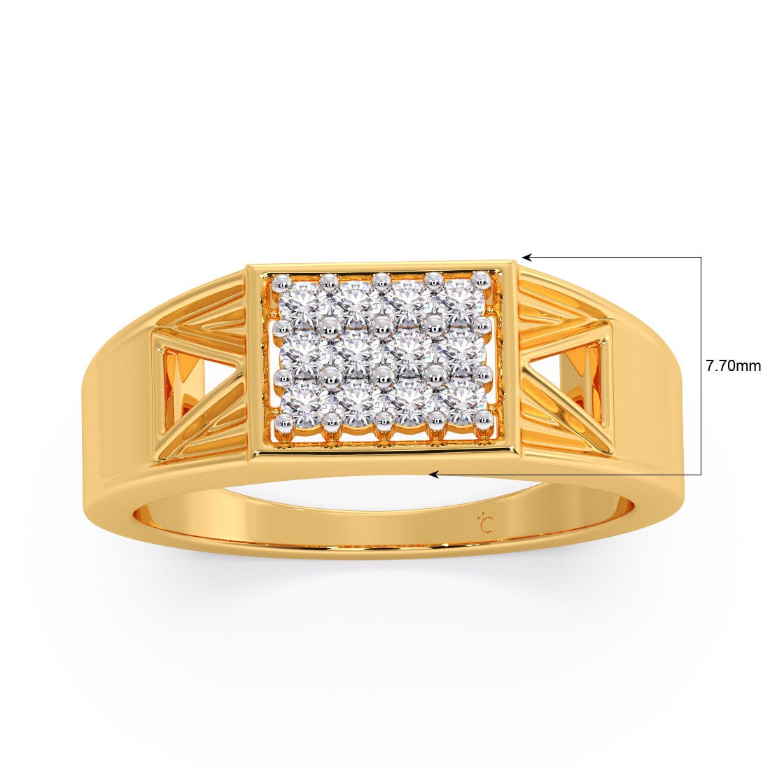 Alastor Diamond Wedding Ring For Him