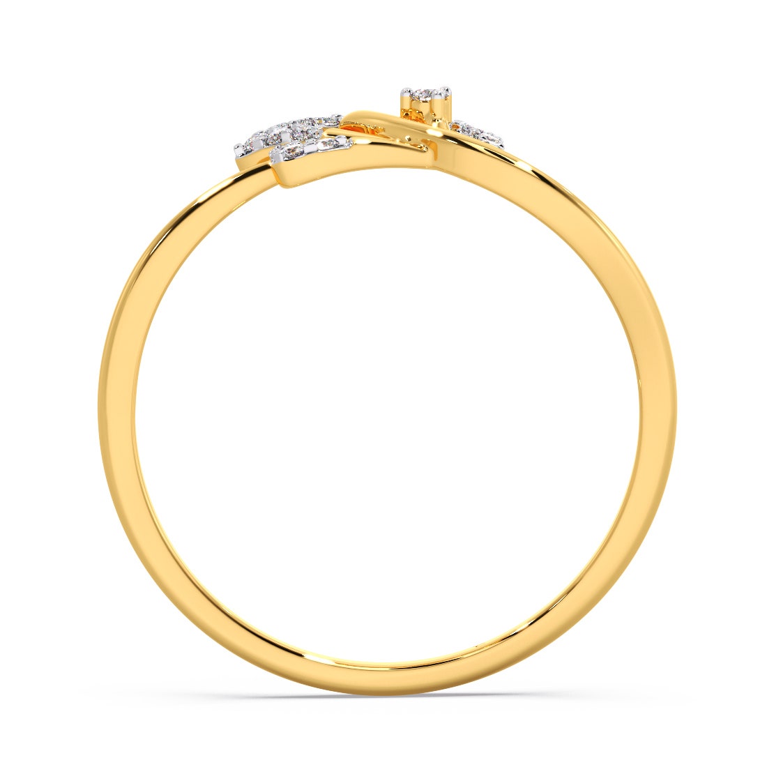 Exquisite Trigon Diamond Ring