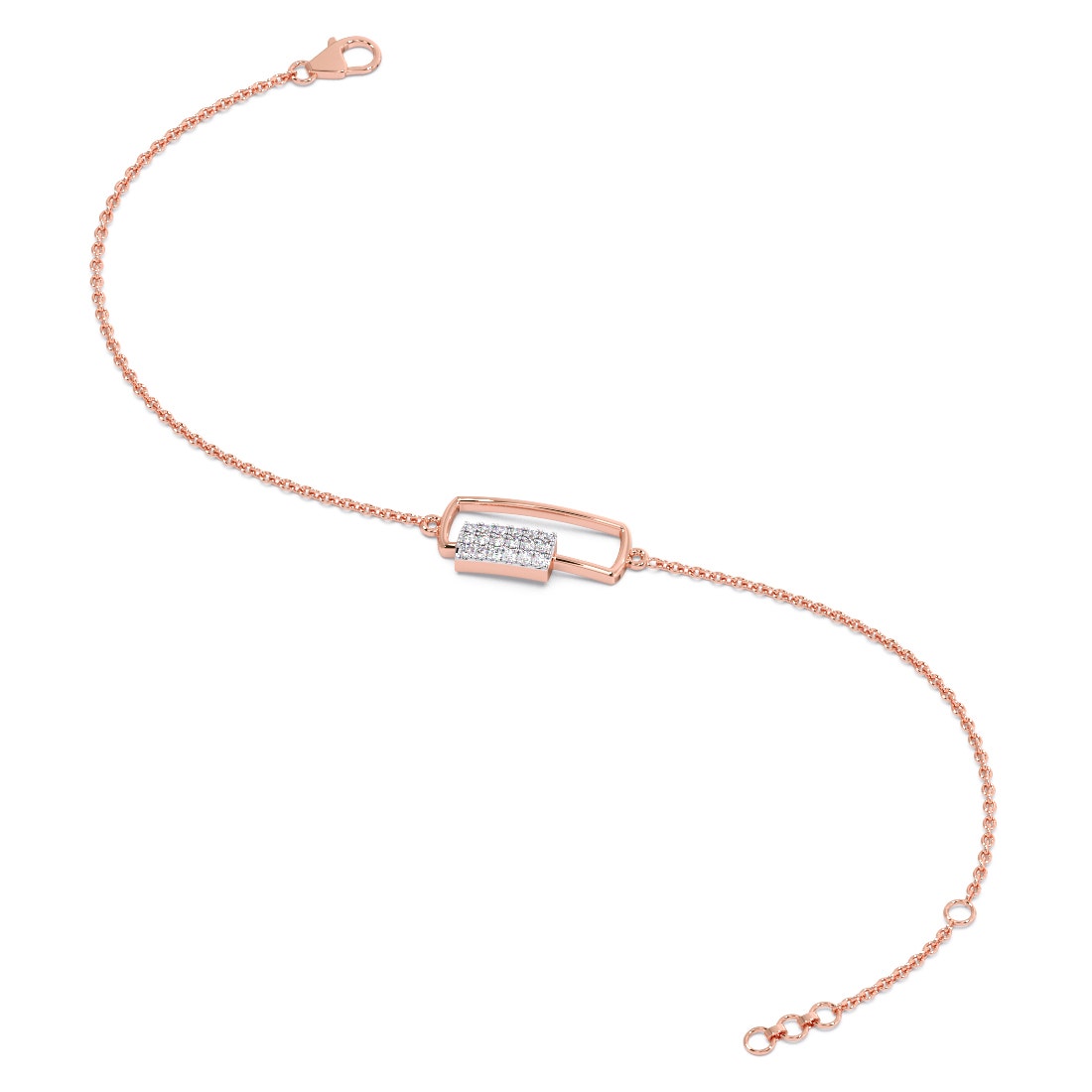 Geometry Dash Diamond Chain Bracelet