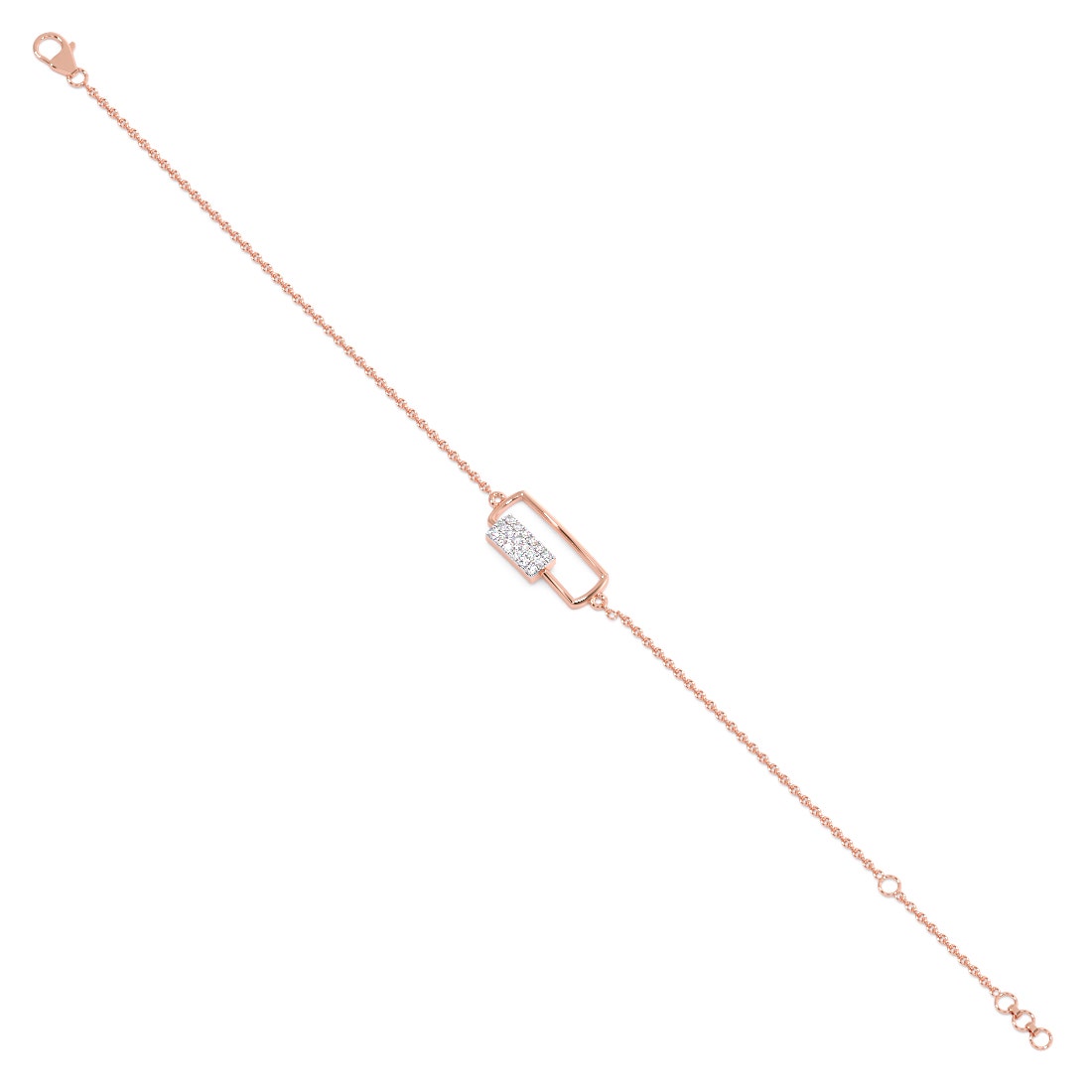 Geometry Dash Diamond Chain Bracelet