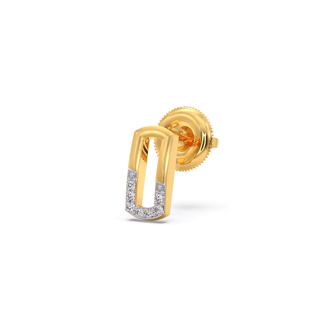 Enchanted Geometry Diamond Stud Earrings