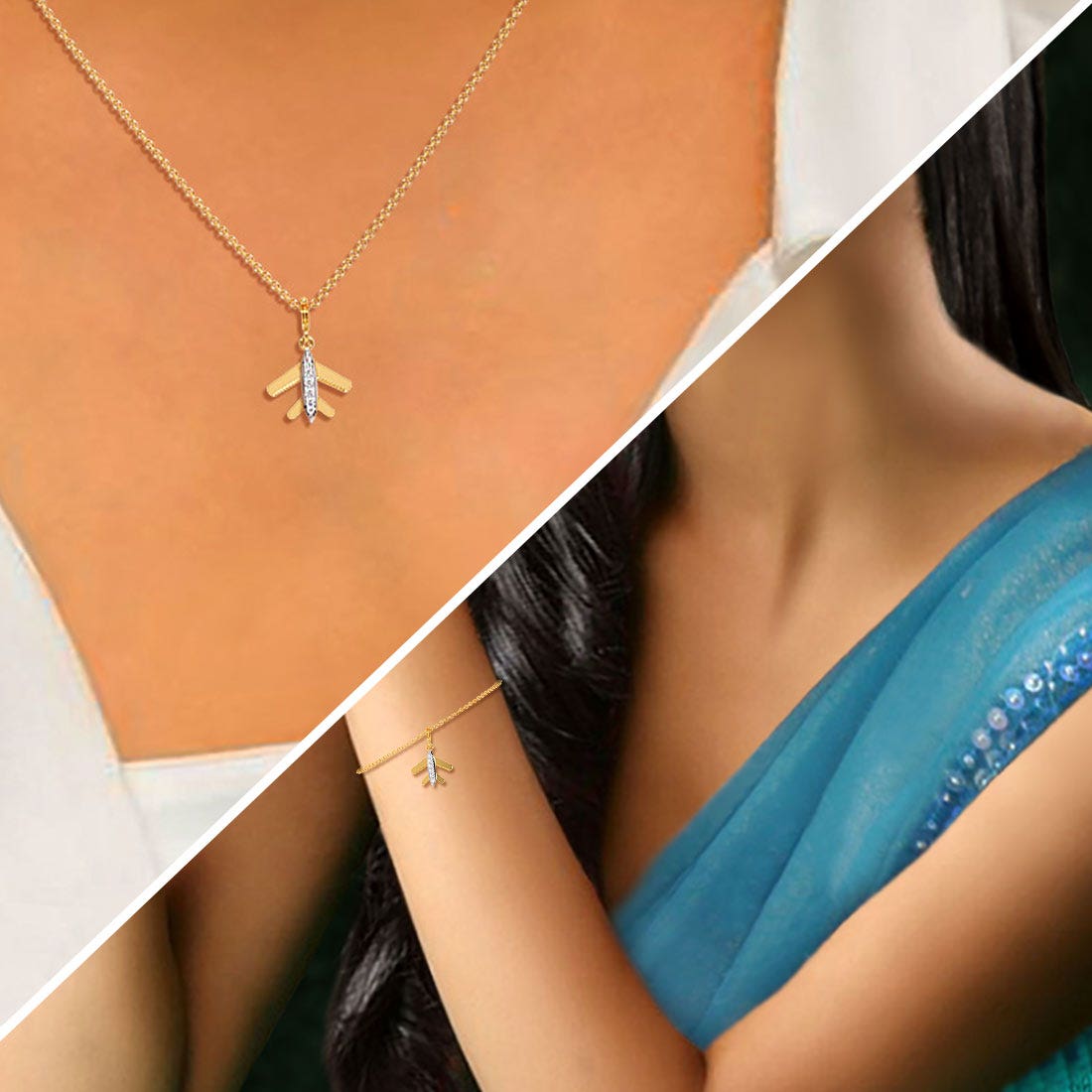 Aeroplane Adventure Diamond Charm