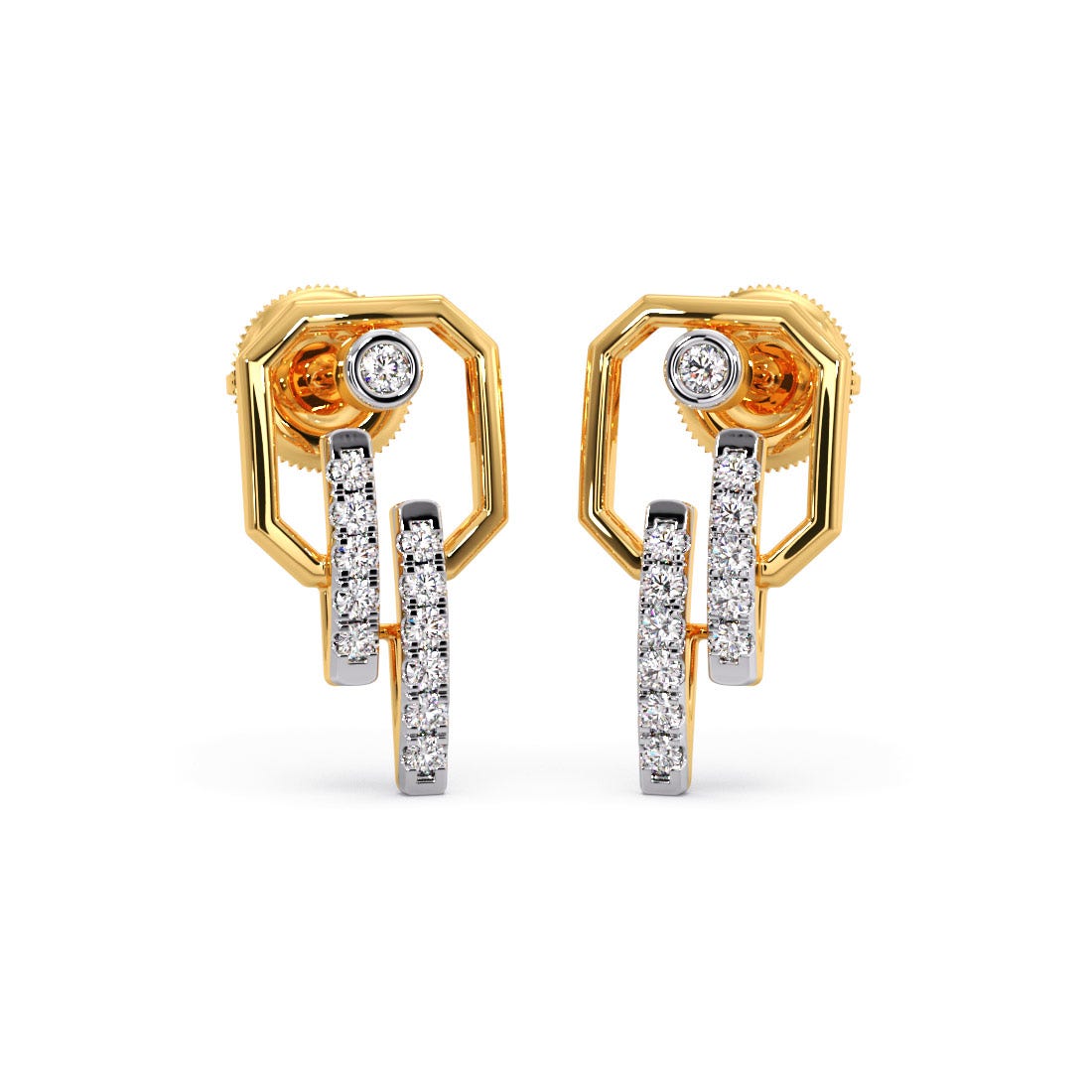 Vivacity Diamond Stud Earrings