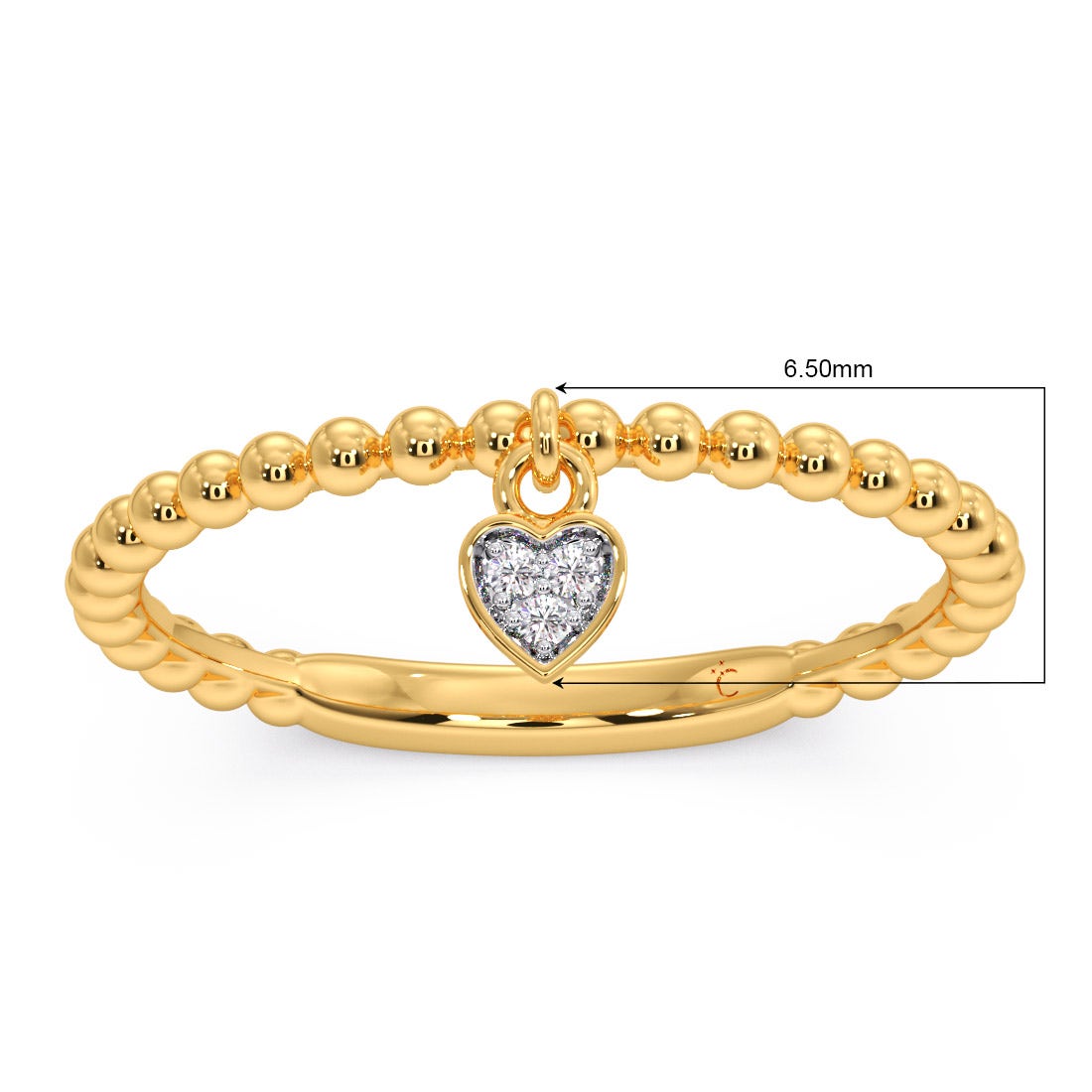 Jewel Drop Diamond Ring