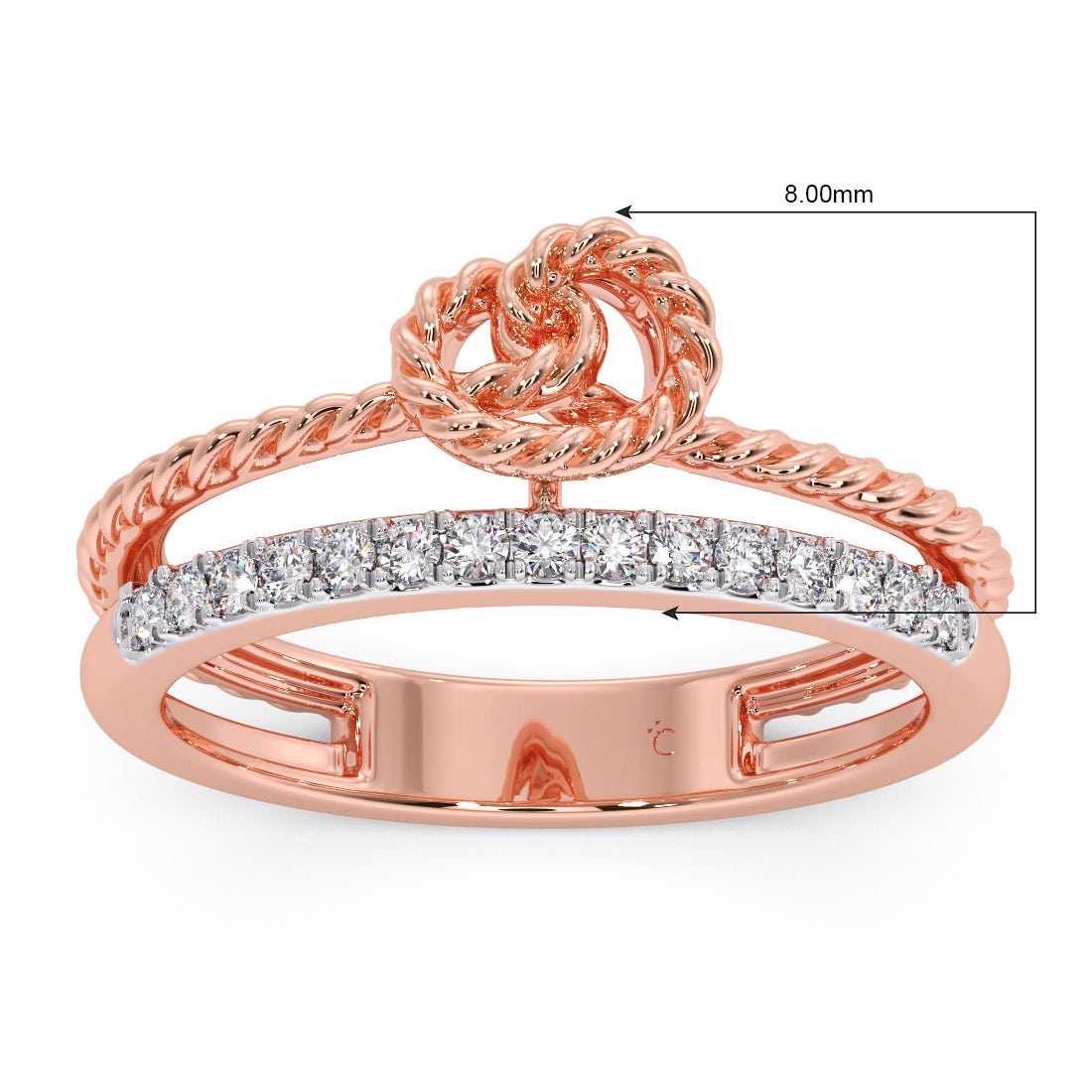Knot In Style Diamond Ring