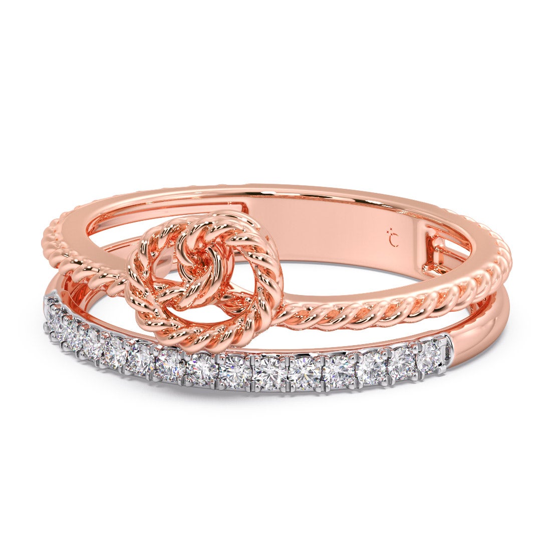 Knot In Style Diamond Ring