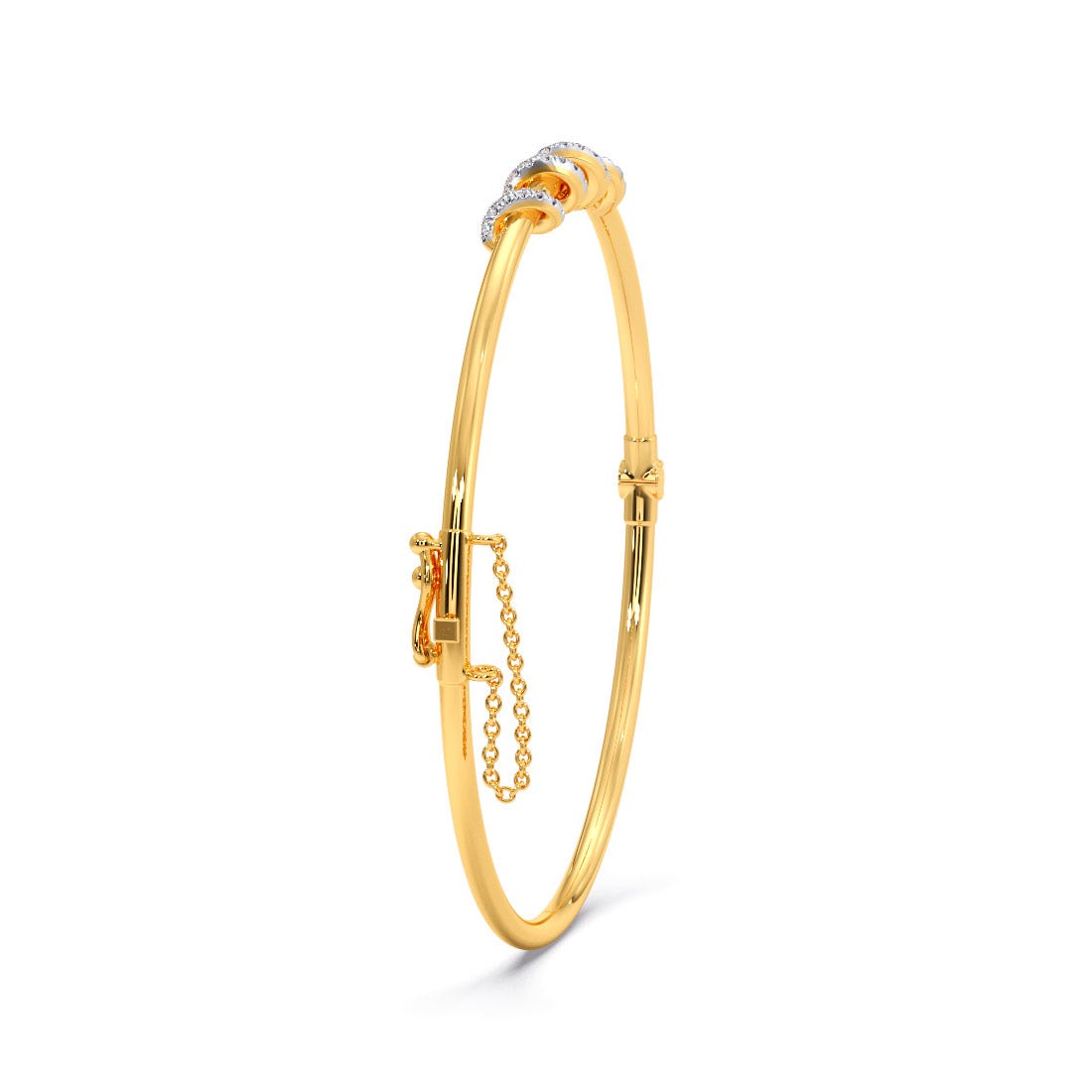 Tendril Diamond Oval Bracelet