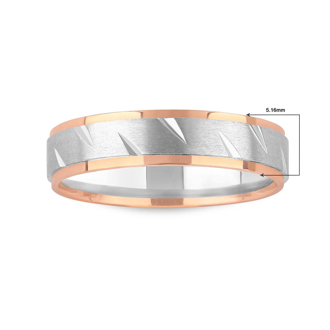 Moonlit Fantasy Platinum Band For Him