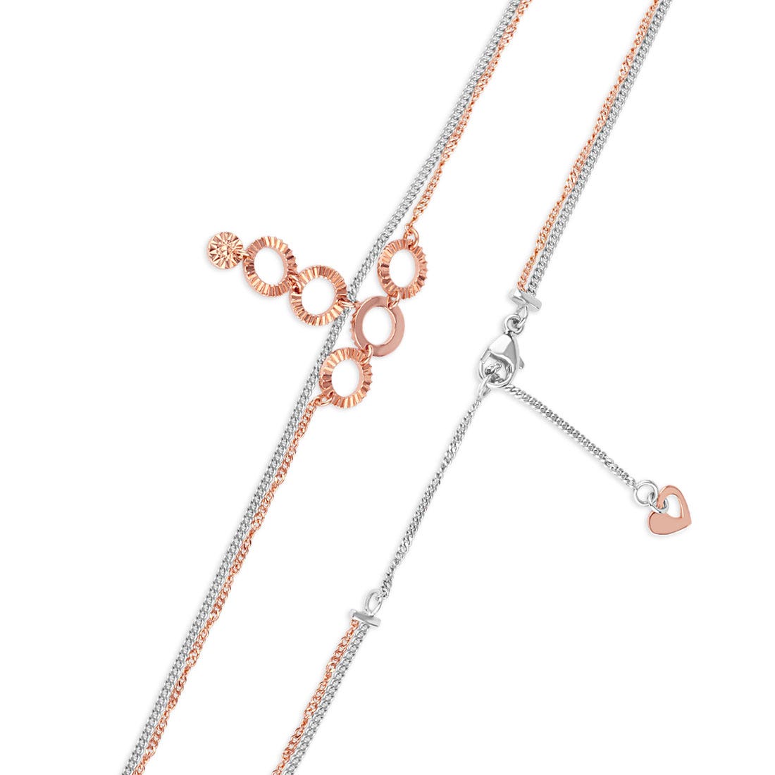 Sacred Halo Platinum Layered Necklace