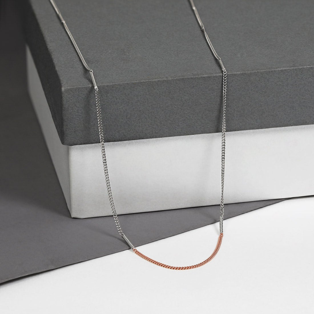 Revelation Platinum And Rose Gold Chain