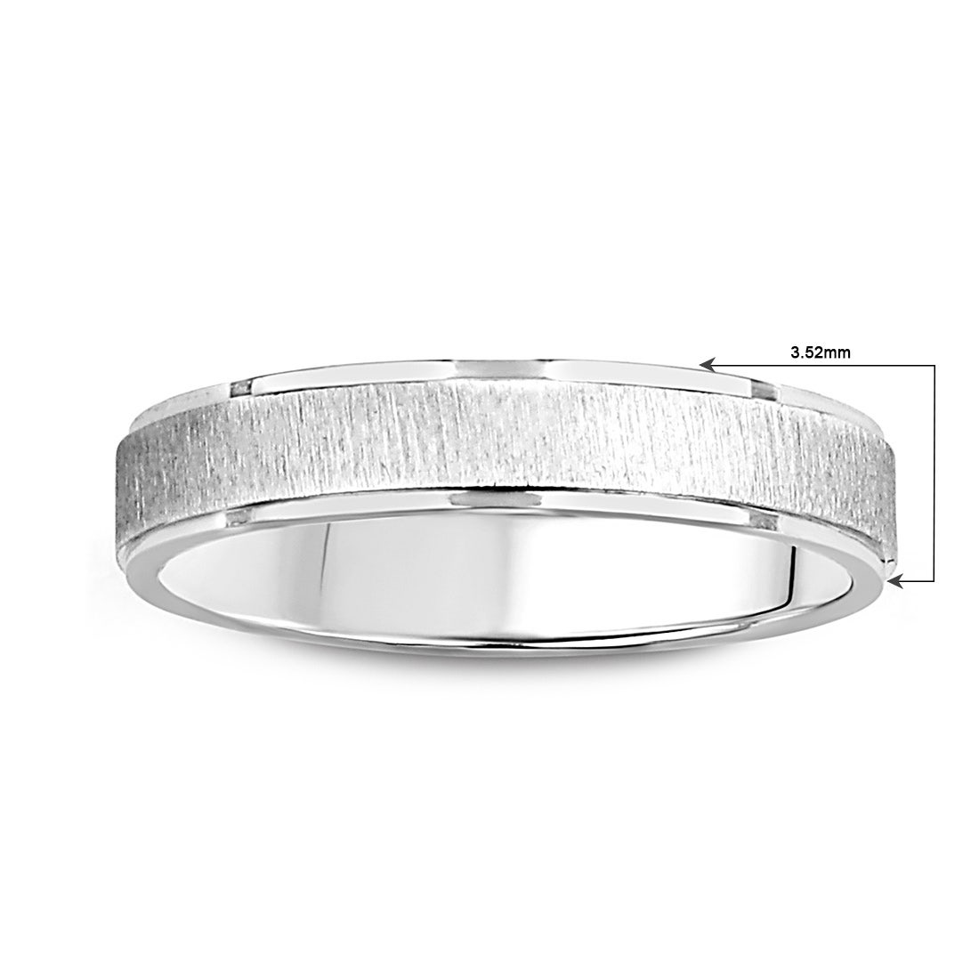 Forever Dazzle Platinum Band For Her