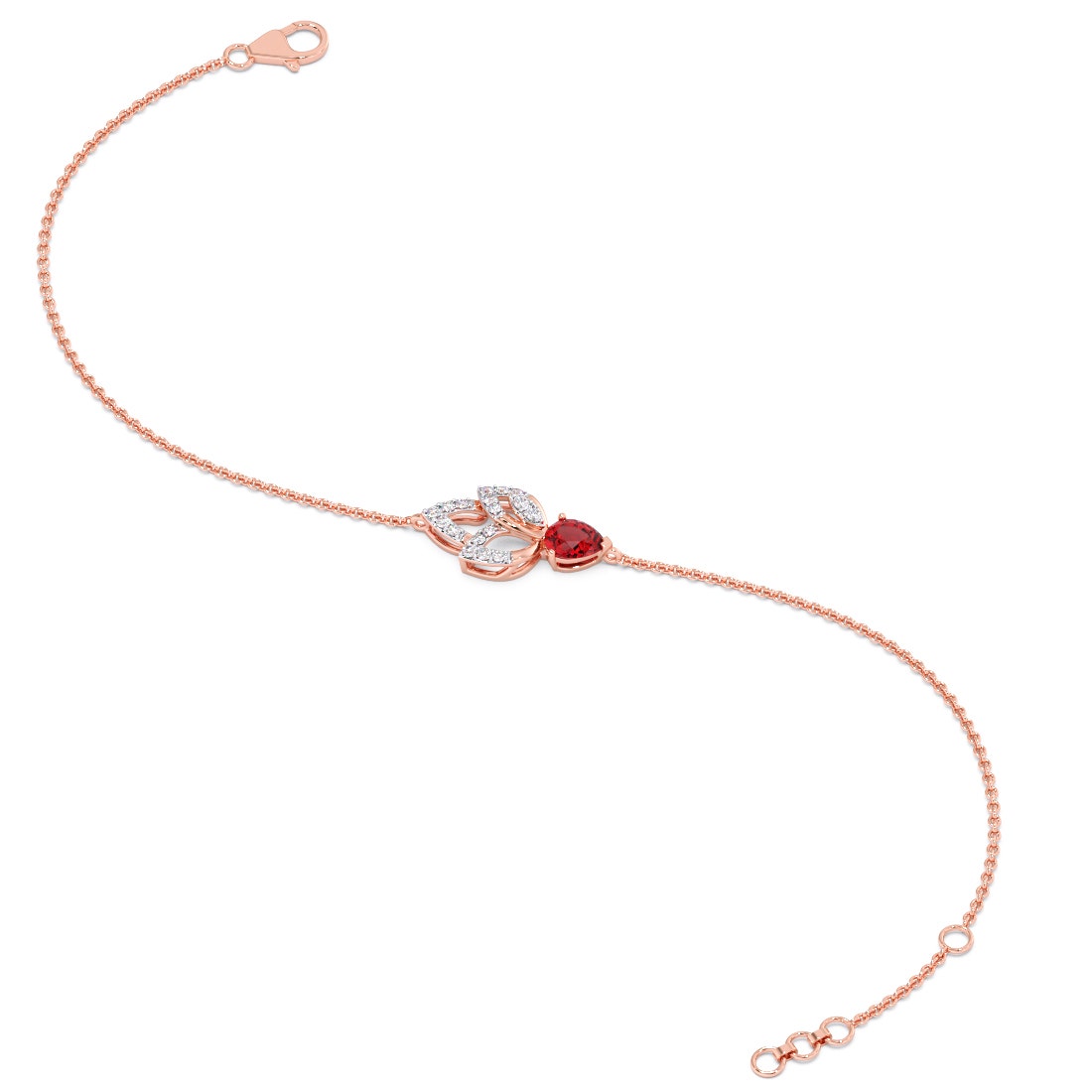 Divine Destiny Diamond And Gemstone Chain Bracelet