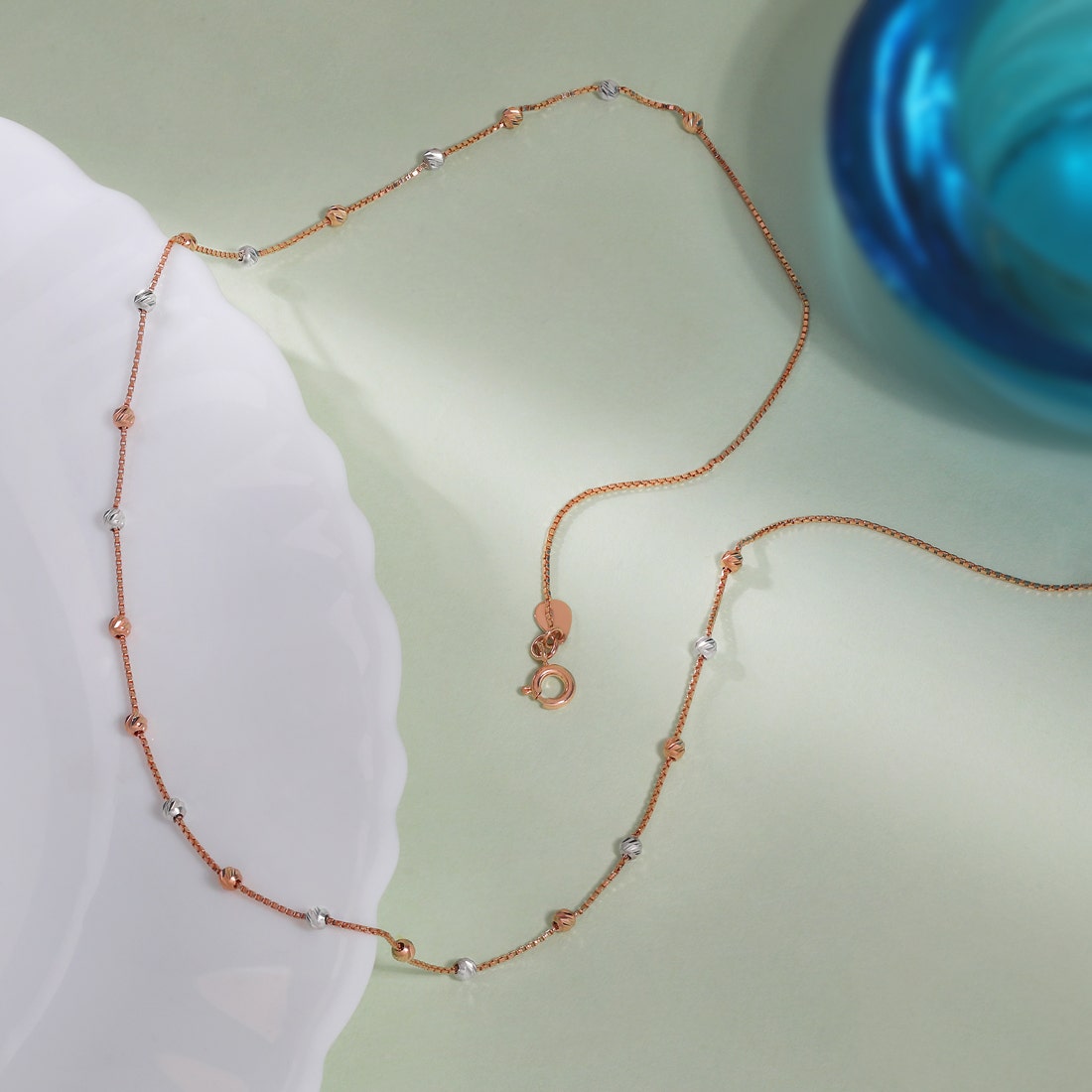 Lunar Orbs Gold Fancy Chain