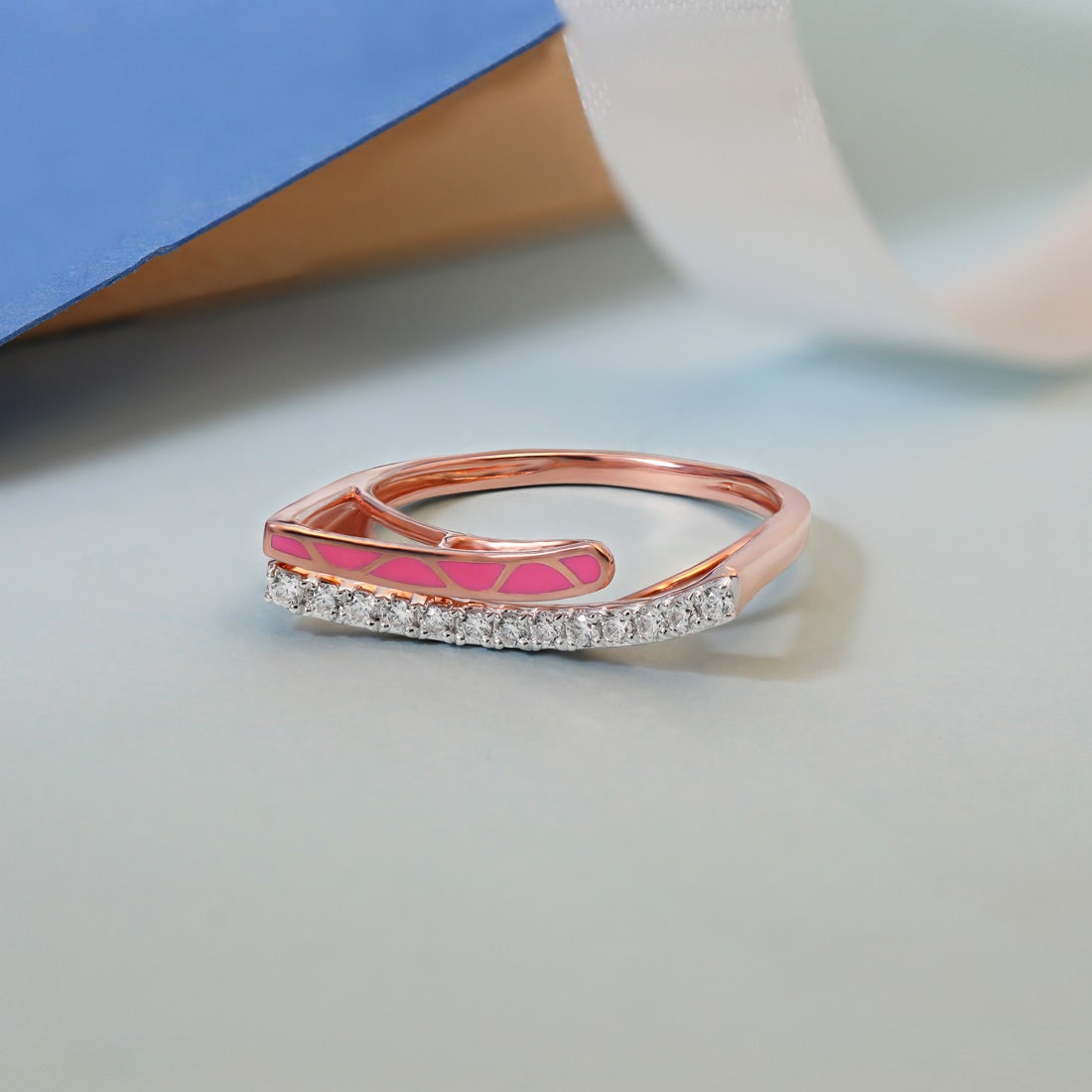Clip Diamond Ring
