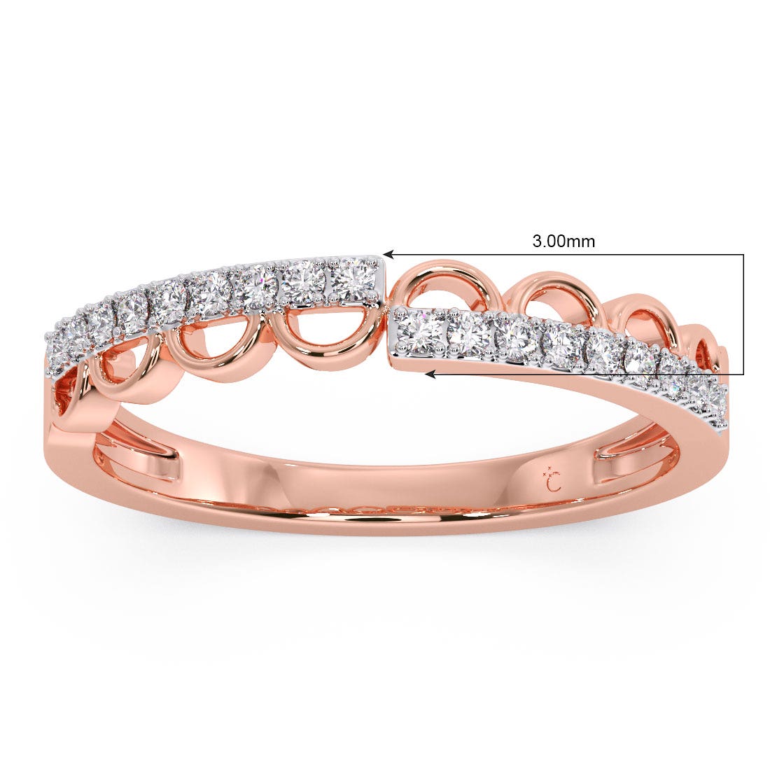 Zigzag Diamond Ring