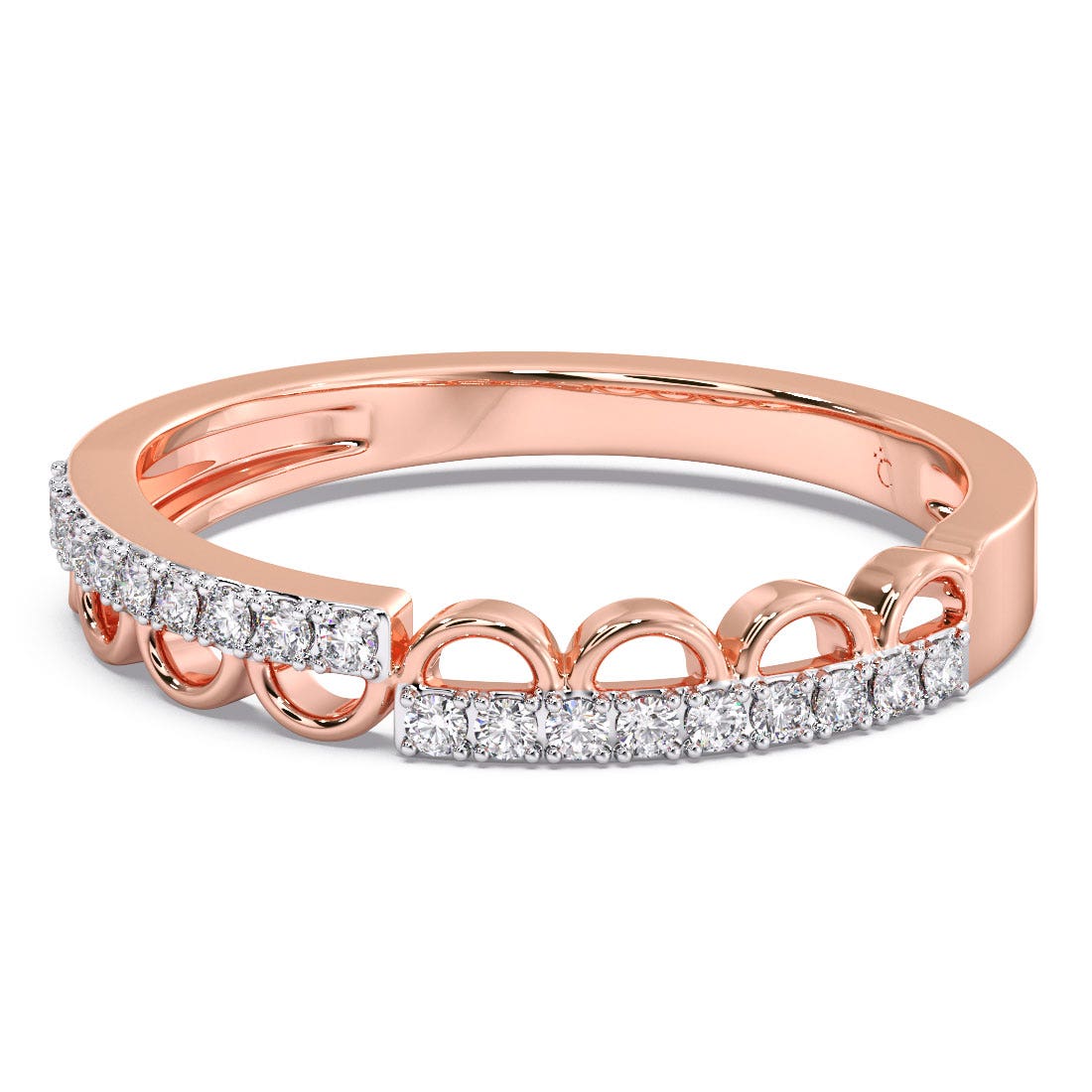 Zigzag Diamond Ring