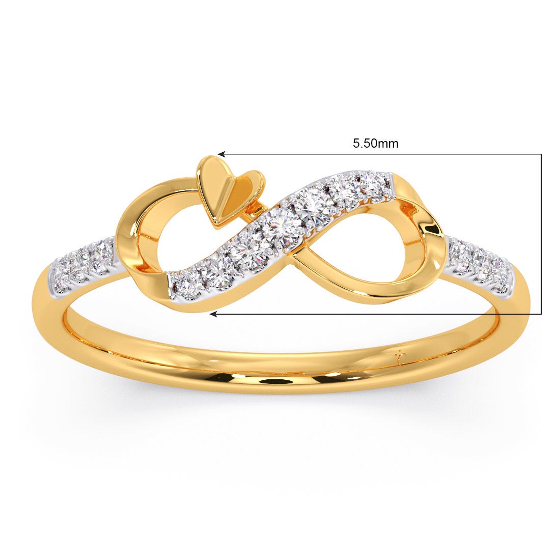 Infinity Love Diamond Ring
