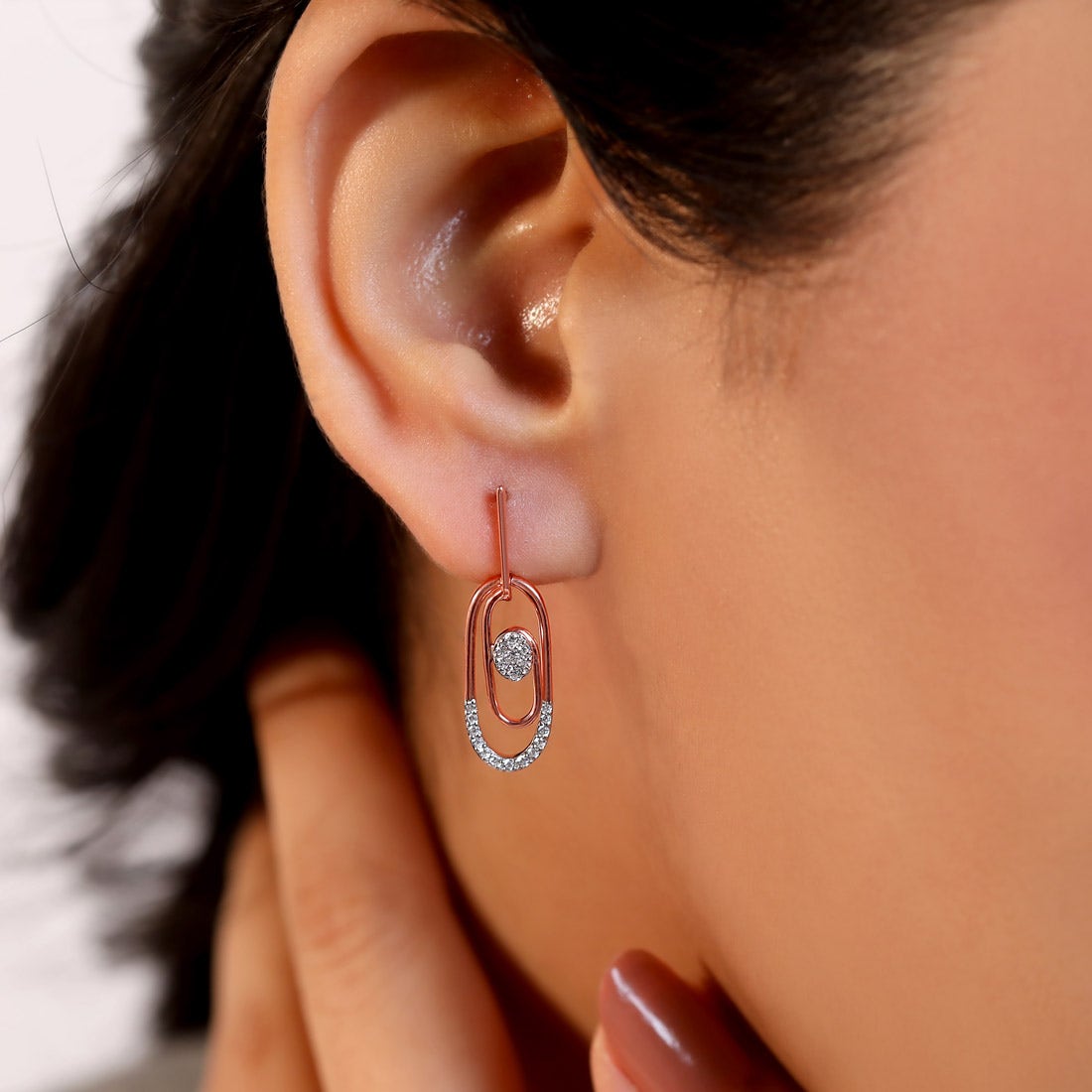 Zaina Diamond Drop Earrings