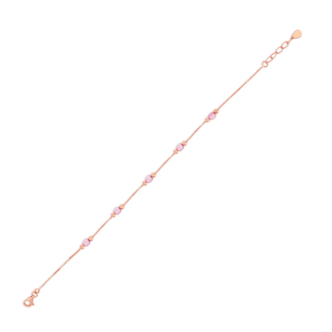 Hazel Gold And Gemstone Chain Bracelet