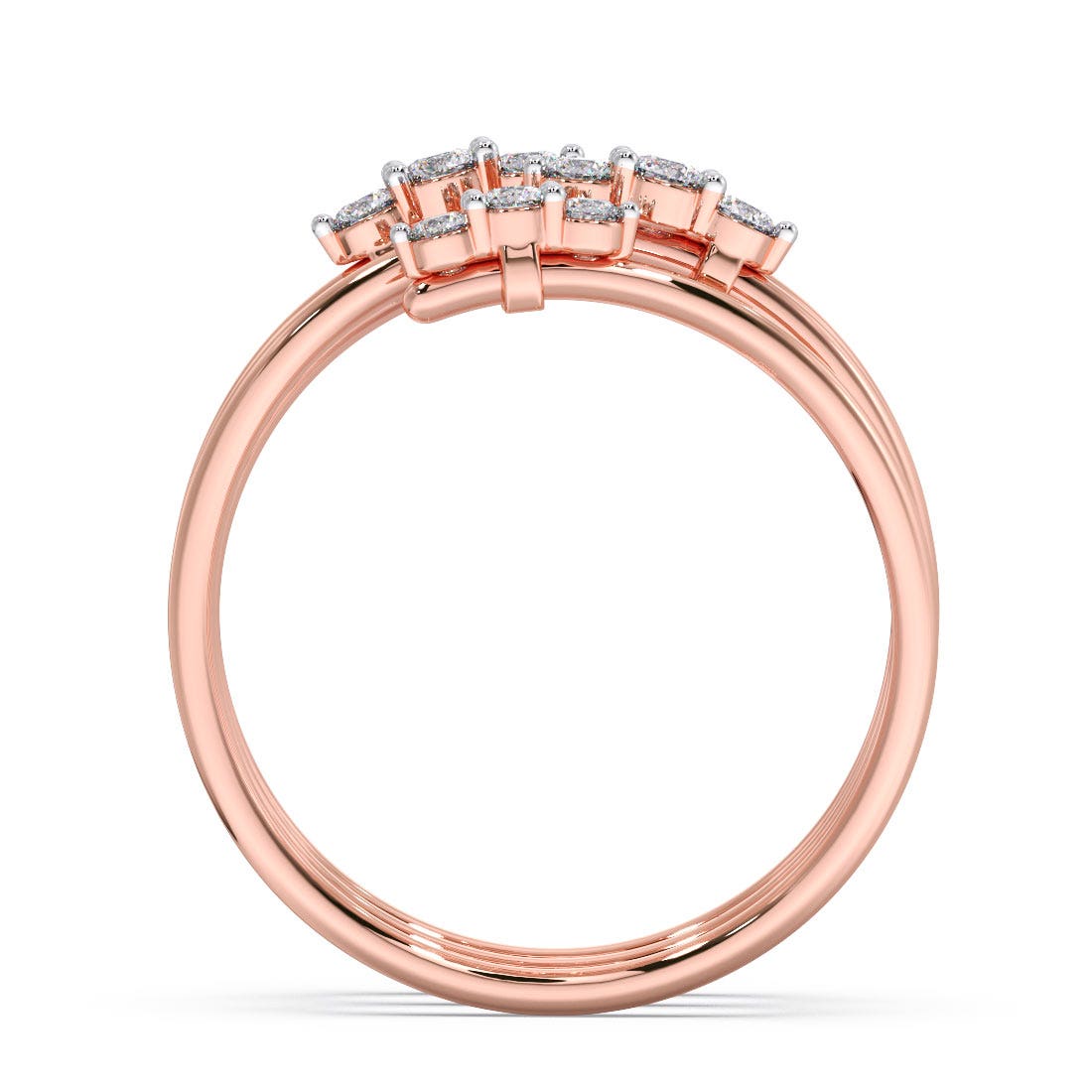 Sprial Diamond Ring