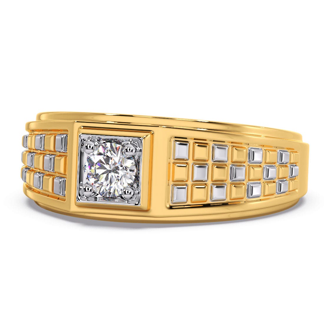 Rathik Solitaire Band Ring