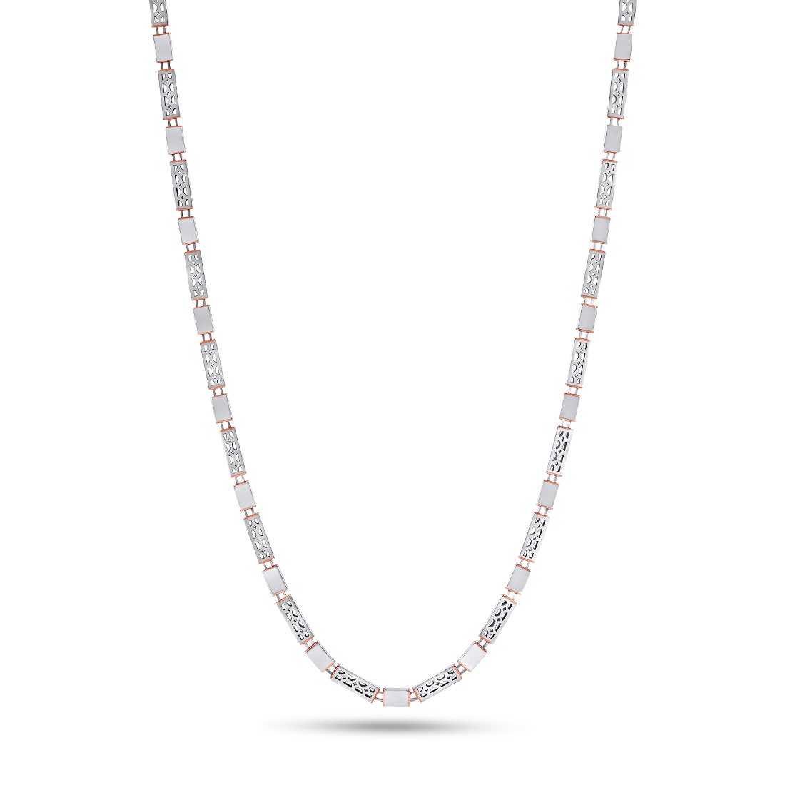 Bruno Platinum And Rose Gold Chain