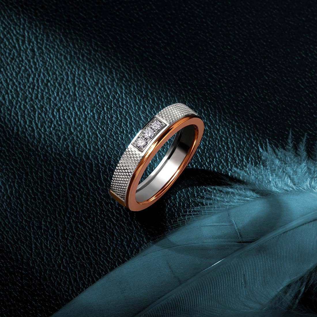 Majestic Platinum And Diamond Ring For Men
