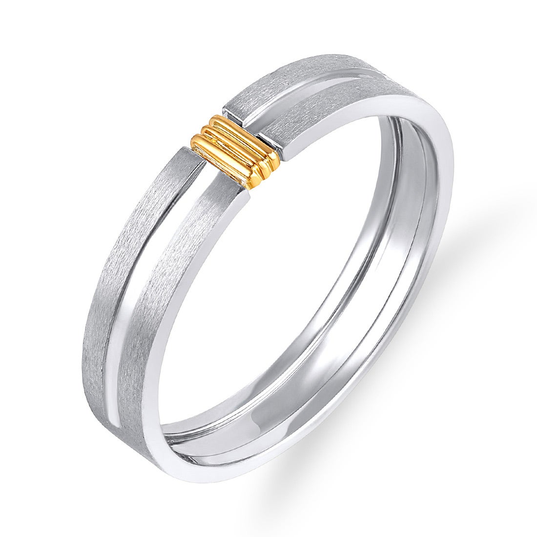 Artistic Platinum Ring For Men