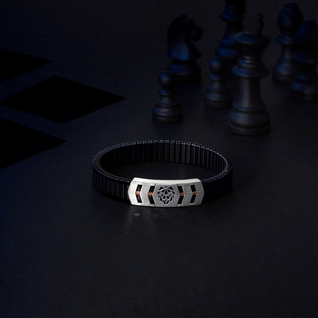 Heroical Platinum Flexi Bracelet